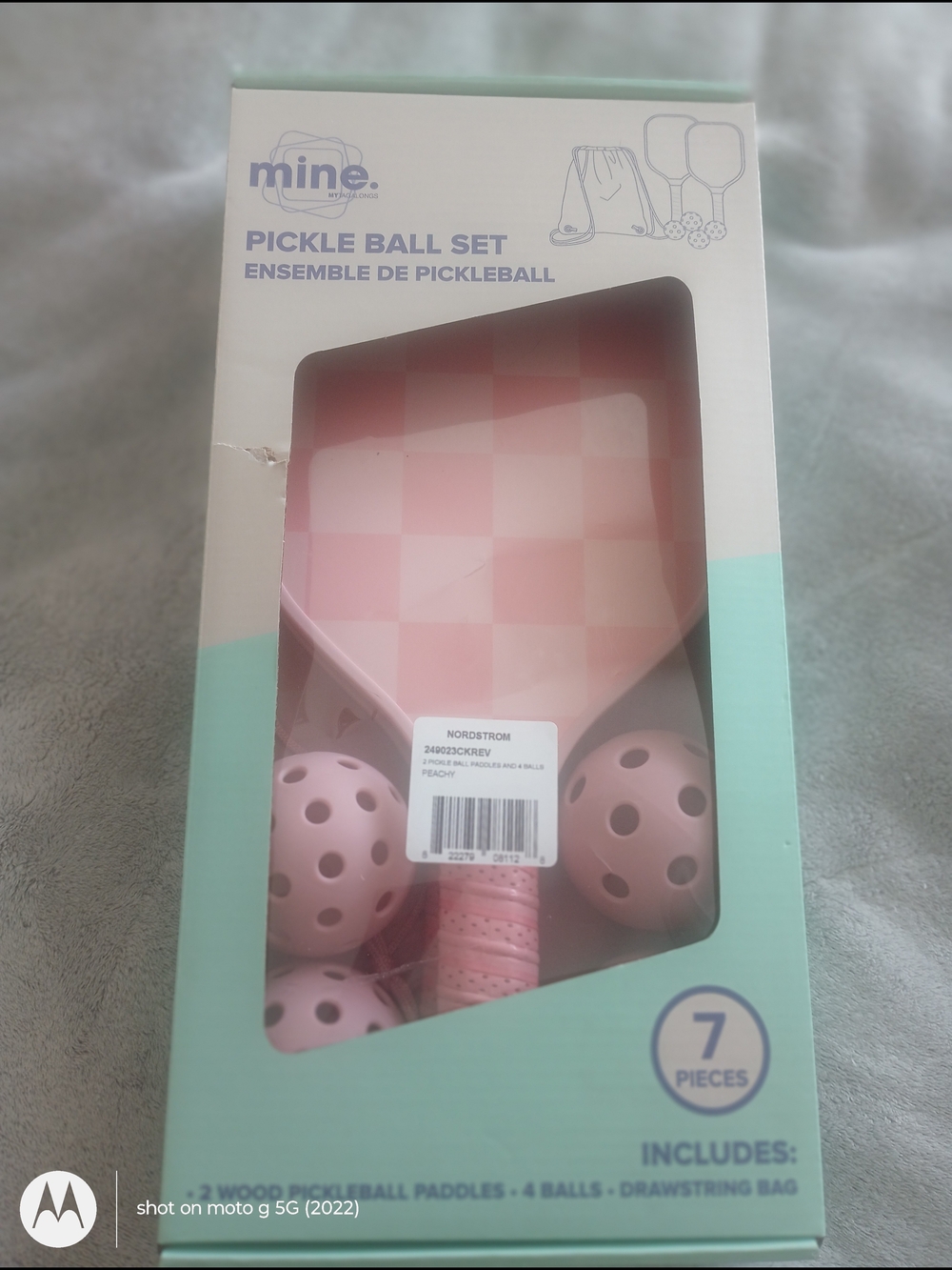 Mine Peach Color Pickle Ball Set